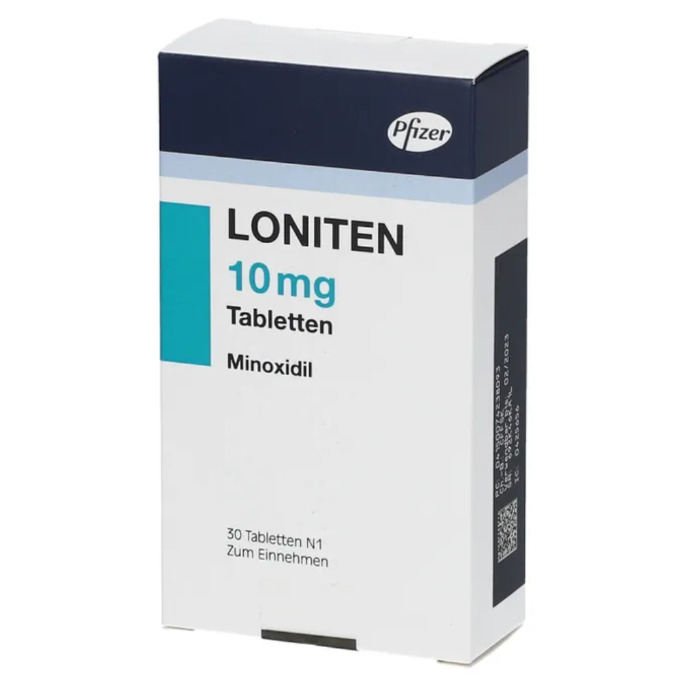 Pfizer Loniten Minoxidil 10mg - 30 Tablets