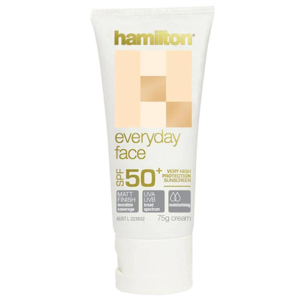 Hamilton SPF 50+ Everyday Face Cream - 75/200g