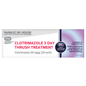 Pharmacy Health Clotrimazole 3 / 6 Days Thrush Treatment - 20/35g