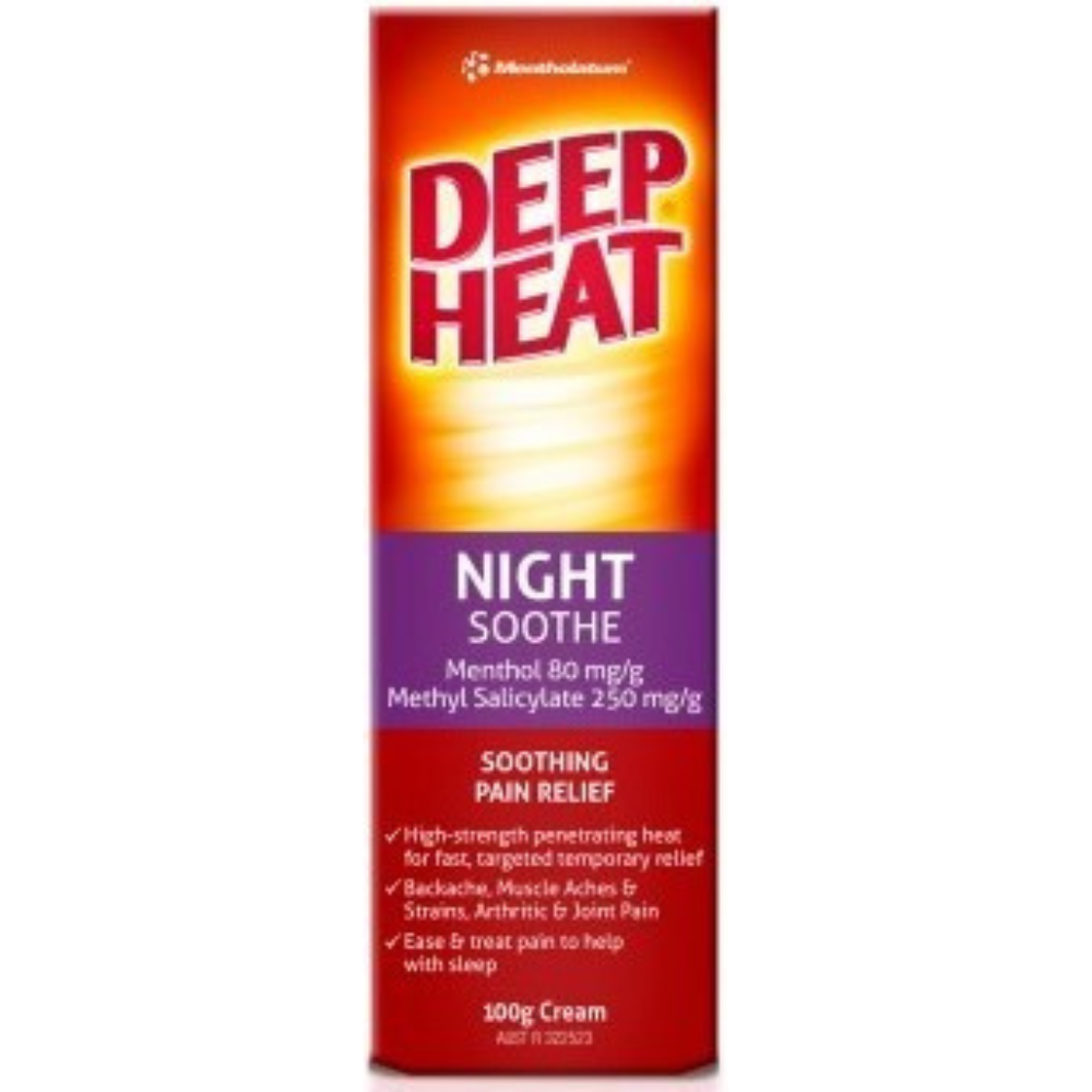 Deep Heat Night Soothing Pain Relief Cream - 100g