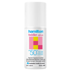 Hamilton Sun SPF 50+ Toddler Roll On 50mL