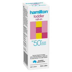 Hamilton Sun SPF 50+ Toddler Roll On 50mL