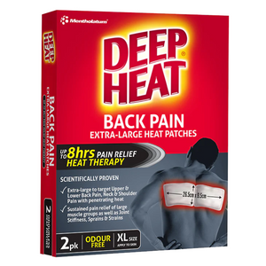 Deep Heat Back Pain Extra Large Heat Patches - 2 Pack