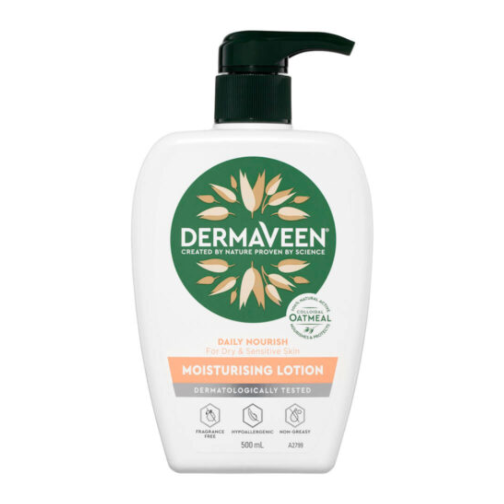 DermaVeen Daily Nourish Moisturising Lotion 500ml