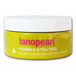 Lanopearl Vitamin E Cream with Evening Primrose / Tea Tree Facial Cleanser 100/250mL