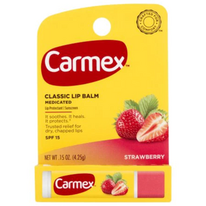 Carmex Lip Balm Click Stick SPF15 Original / Strawberry Flavor 4.25g