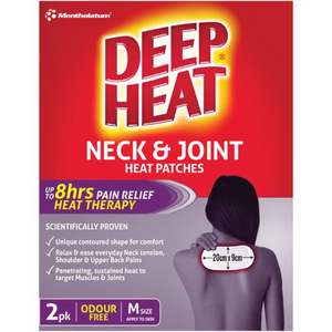 Deep Heat Lower Back & Hip Heating Belt / Neck & Joint Heat Patches - 1/2 Pack