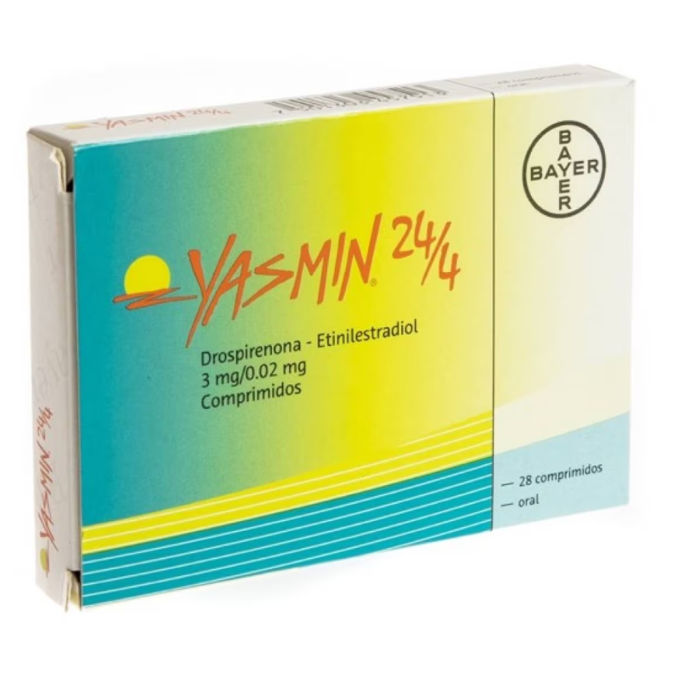 Bayer Yasmin 24/4 Drospirenona - Etinilestradiol 3mg - 28 Capsules