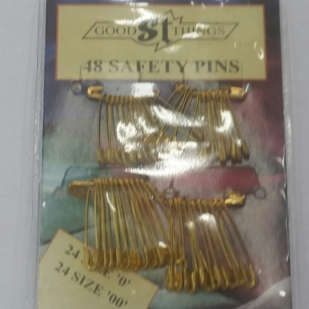 Good Things Gold Coloured Safety Pins - 48 Pins