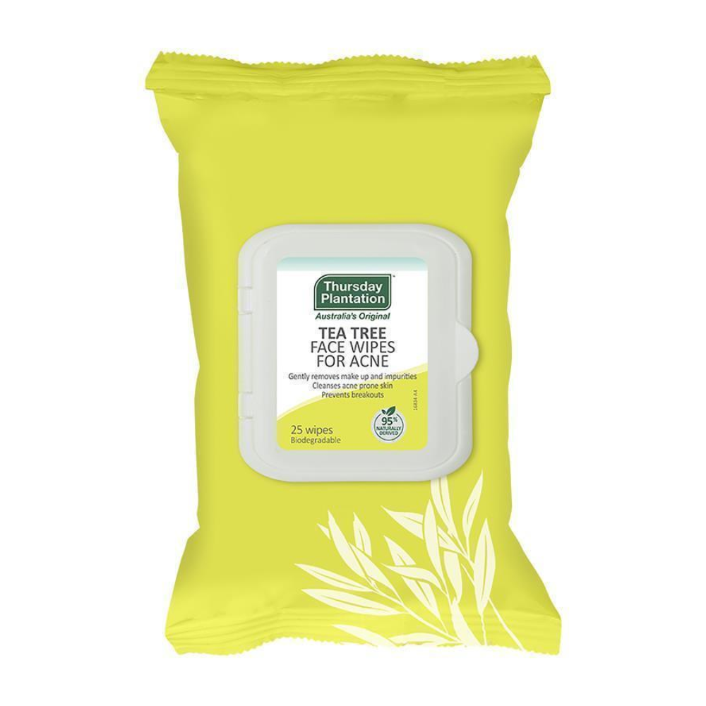 Thursday Plantation Tea Tree Face Wipes for Acne 25