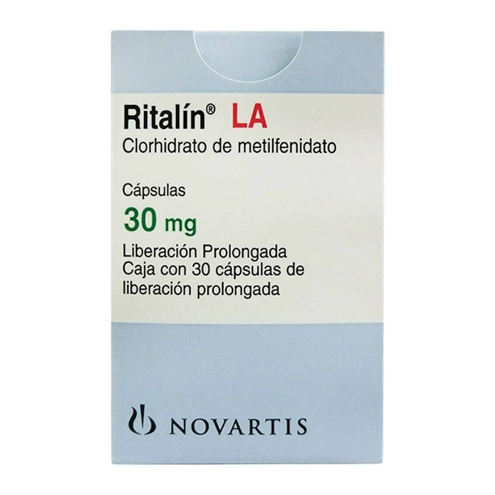 Novartis Ritalin LA 30mg - 30 Tablets