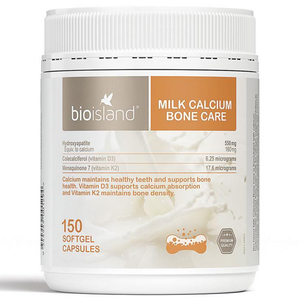 Bio Island Milk Calcium Softgel - 90/150 Capsules Kids/Bone Care