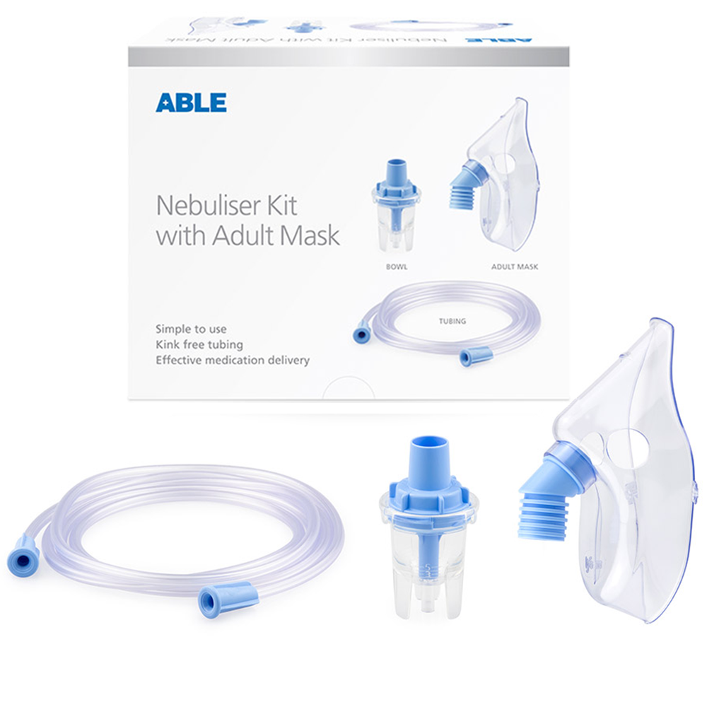 Able Asthma Nebulizer Kit Universal with Adult Mask