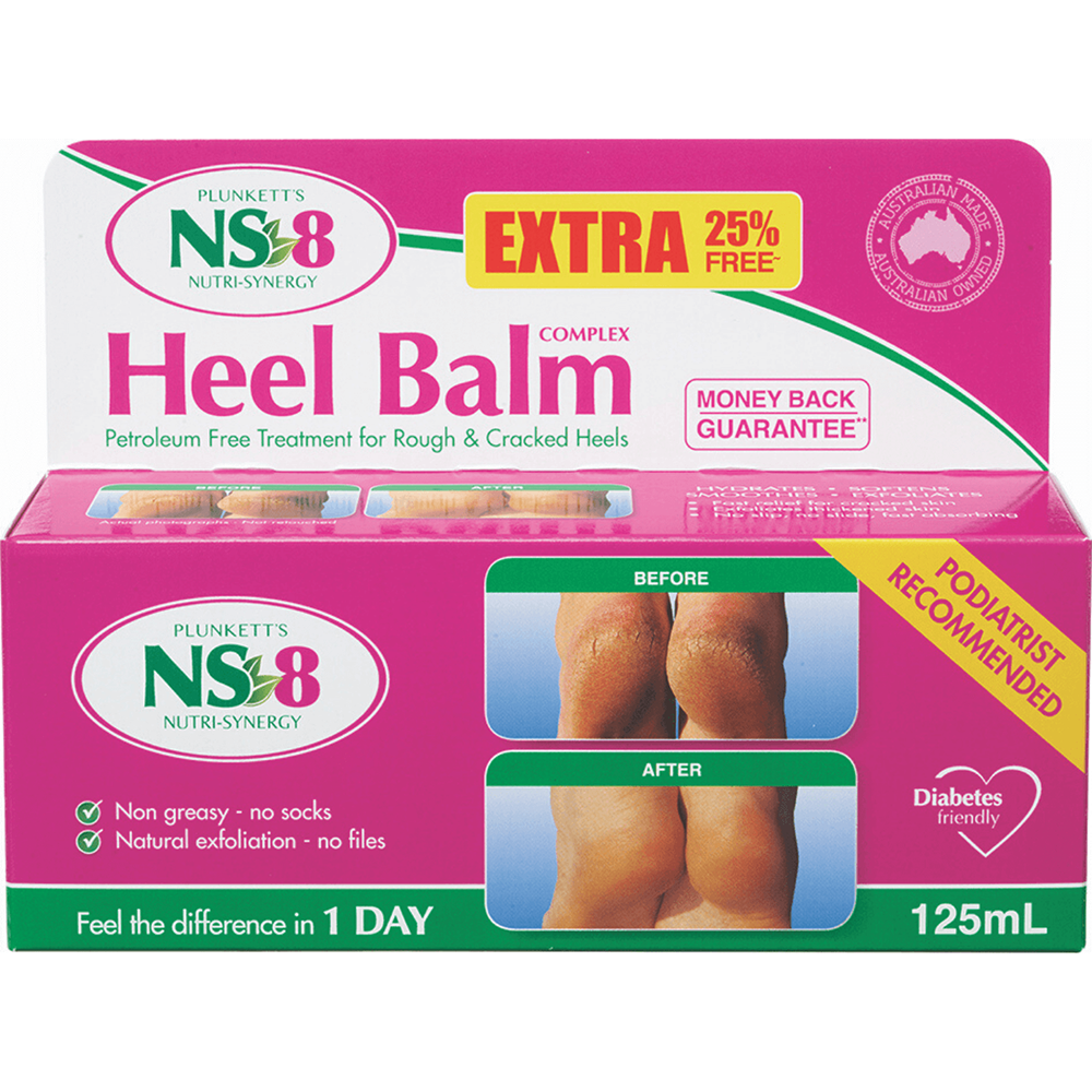 Plunkett's Nutri Synergy NS8 Heel Balm Complex - 125mL