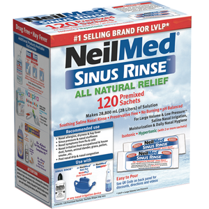 NeilMed Sinus Rinse Refill Sachets - 120 Packs