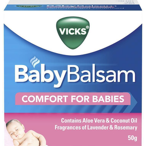 Vicks Baby Balsam Decongestant Chest Rub - 50g