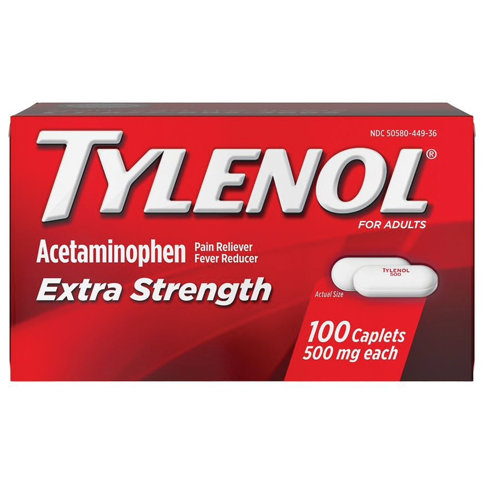 Tylenol Extra Strength Pain Reliever and Fever Reducer Caplets - 500 mg