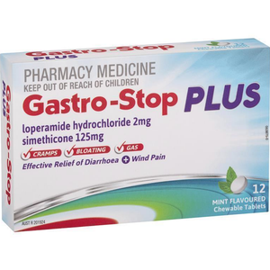 GastroStop Plus Chewable - 12 Tablets