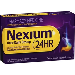 Nexium 24hr 20mg - 14 Tablets