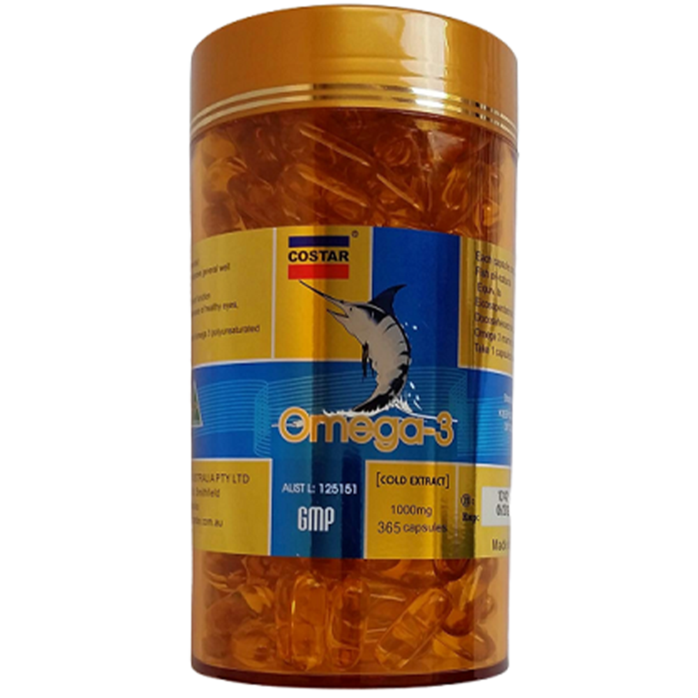 Costar Omega 3 - 1000mg 365 Capsules