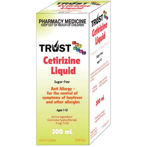 TRUST Cetirizine Liquid For Kids - 200mL