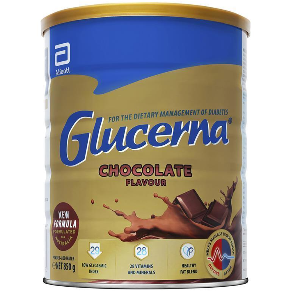 Glucerna - 850g Chocolate/Vanilla Flavour