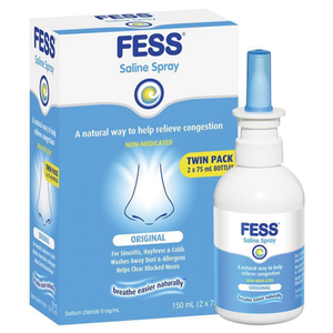 FESS Saline Nasal Spray - 75mL 2 Packs