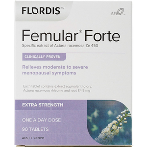 Flordis Femular Forte for Menopause Relief - 90 Tablets