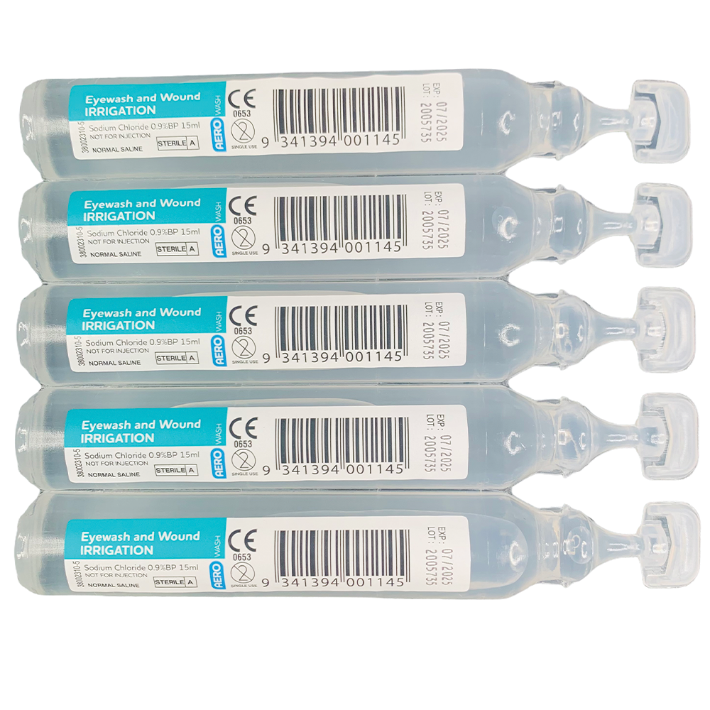 Aero Wash Saline Sodium Chloride - 15mL 1 Vial