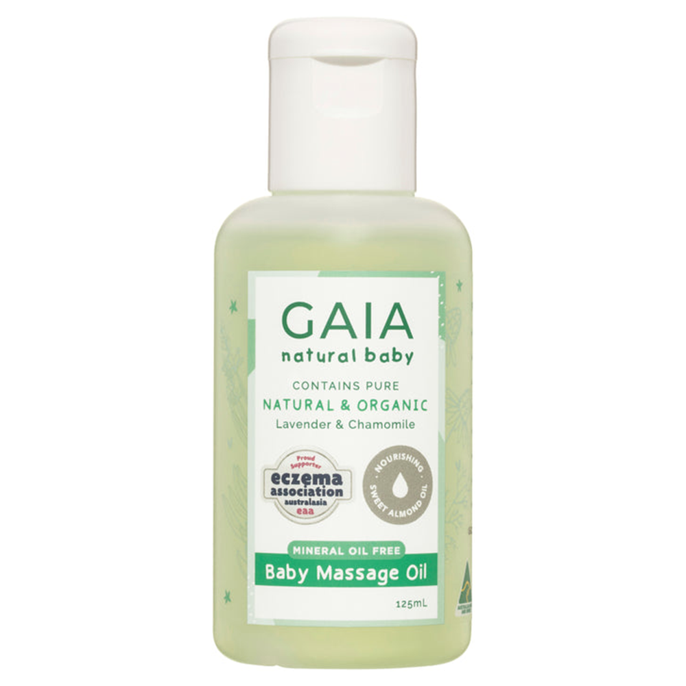 GAIA Natural Baby Massage Oil - 125 mL