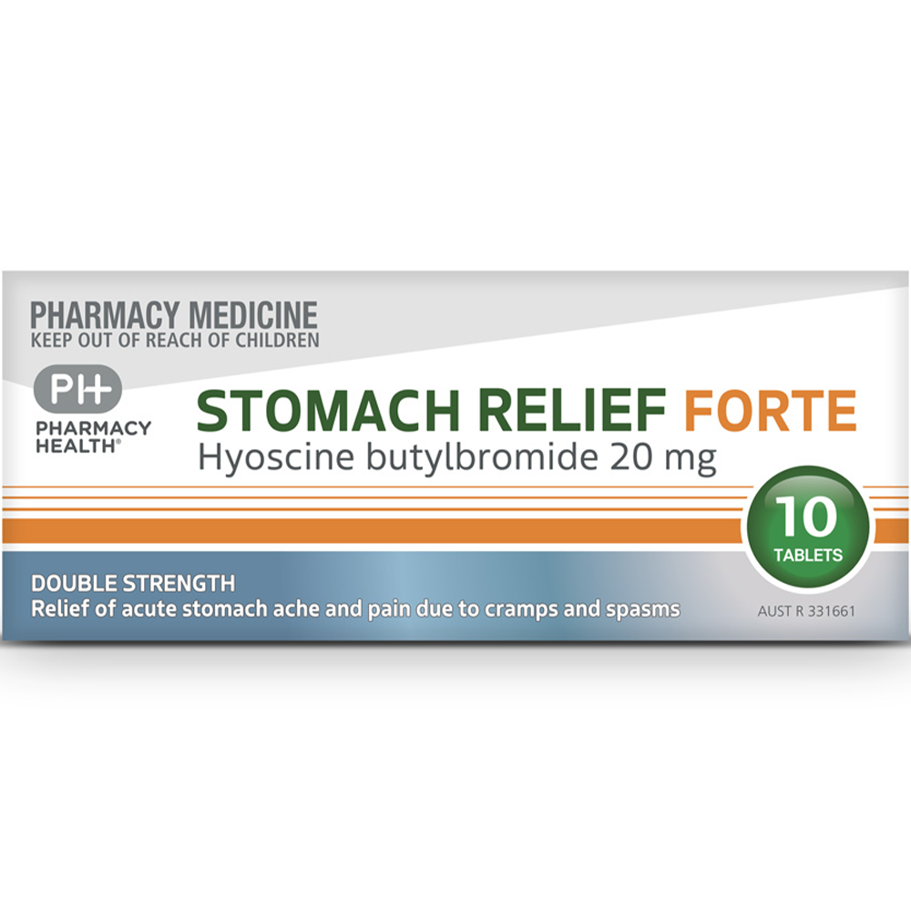 Pharmacy Health Stomach Relief Forte - 20mg 10 Tablets