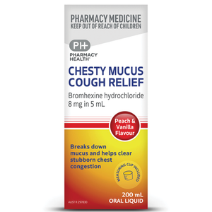 Pharmacy Health Chesty Mucus Cough Relief - 200mL