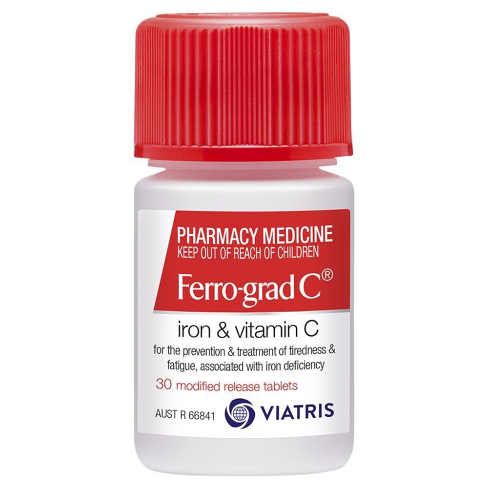 Ferro-grad C Iron & Vitamin C - 30 Tablets