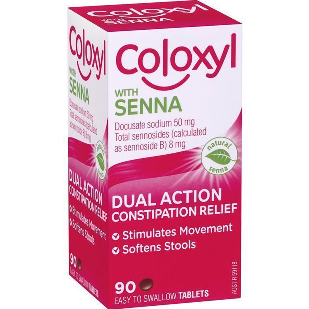 Coloxyl with Senna - 50mg 90 Tablets