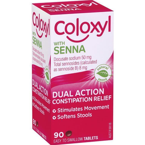 Coloxyl with Senna - 50mg 90 Tablets