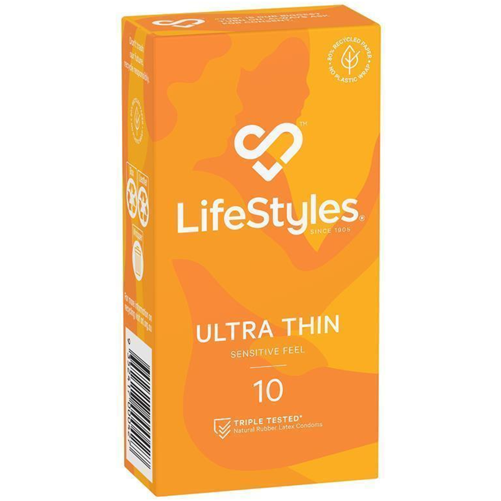 LifeStyles Condoms Ultra Thin - 10 Pack