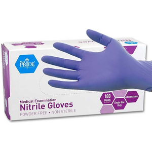 MedPride Powder-Free Nitrile Exam Gloves - 100 Box Medium