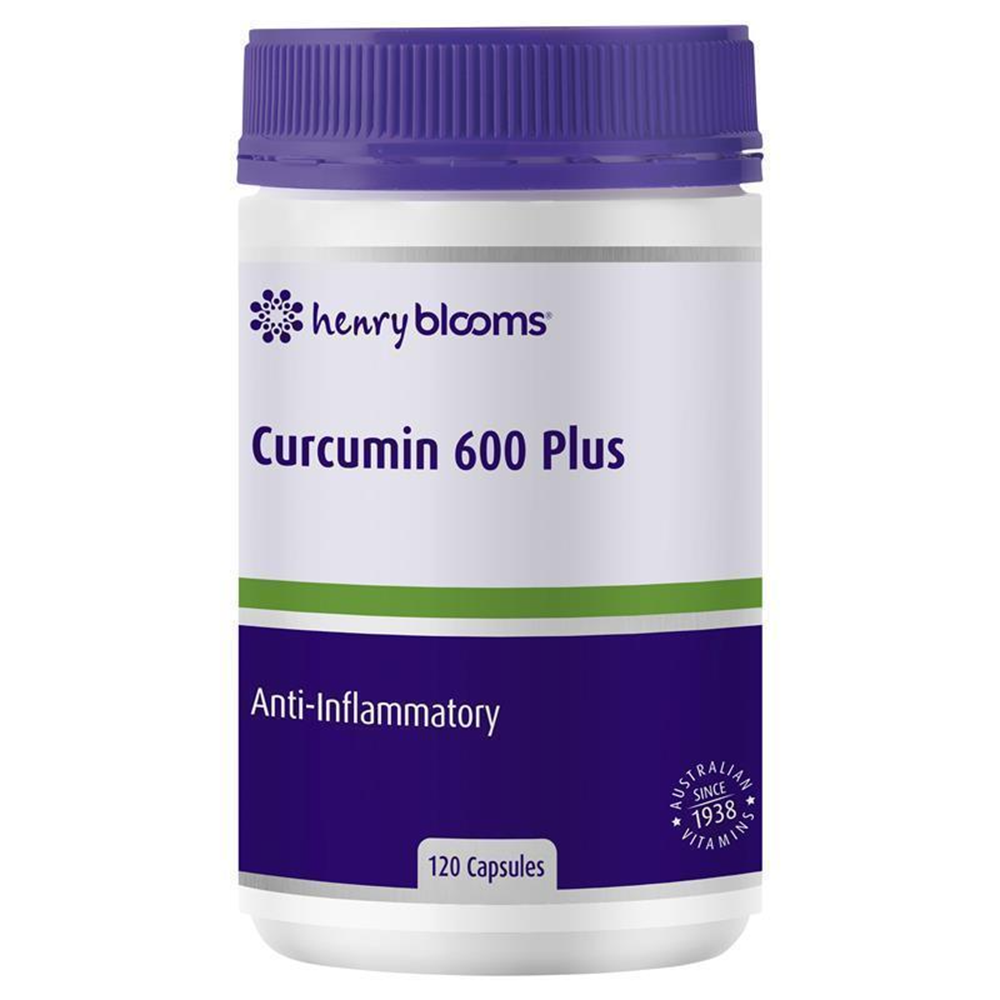 Henry Blooms Curcumin 600 Plus - 120 Capsules