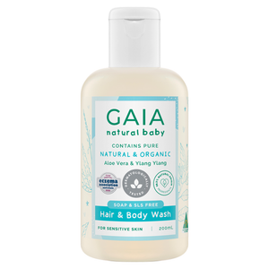 GAIA Natural Baby Hair and Body Wash - 200/500 mL