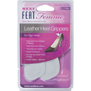 Neat Feat Femme Leather Heel Grippers For High Heels Slimline Rubbing & Slipping