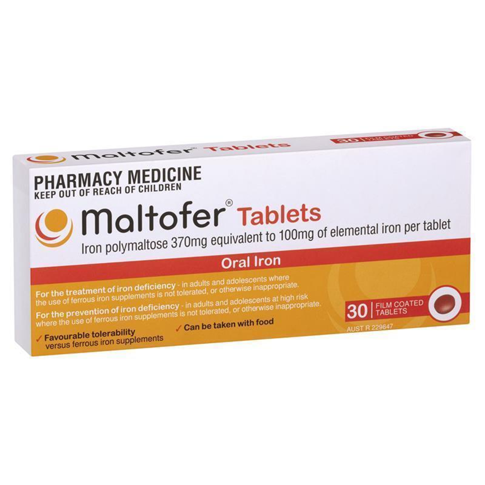 Maltofer Oral Iron - 100mg 30 Tablets