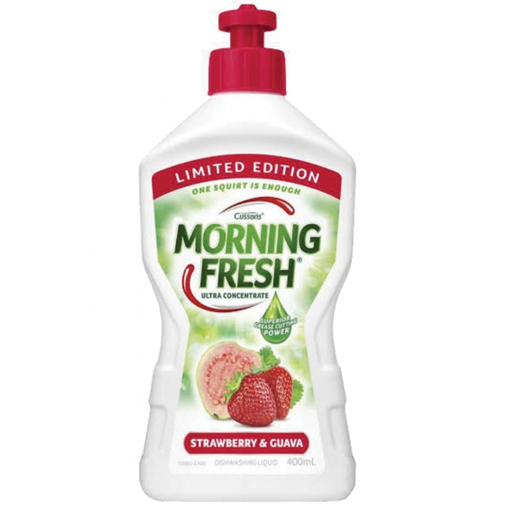 Cusson Morning Fresh Strawberry & Guava Dishwashing Liquid - 400mL