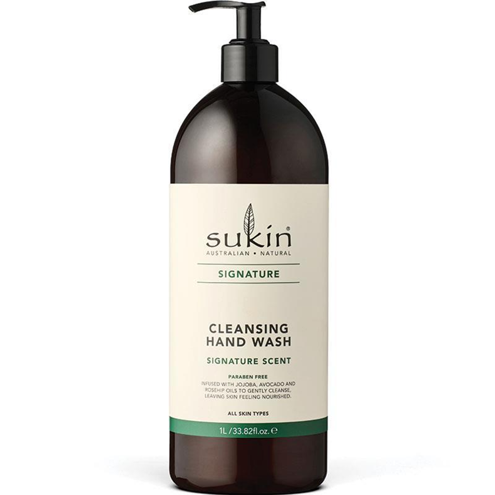 Sukin Signature Cleansing Hand Wash Pump - 1 Litre