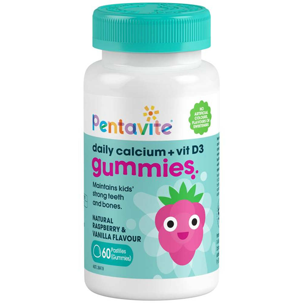 Pentavite Daily Calcium + Vit D3 / Pentavite Daily Immune Support - 60 Gummies