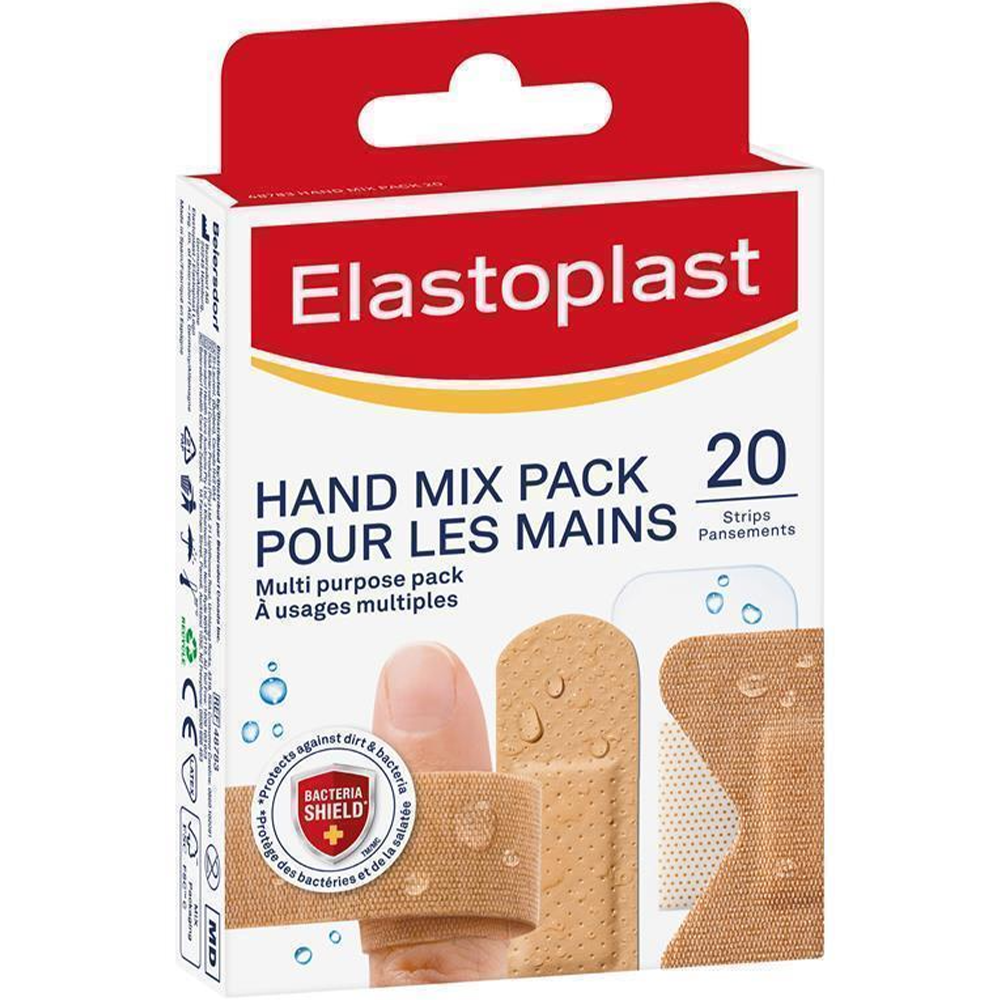 Elastoplast Hand Mix Plasters - 20 Strips