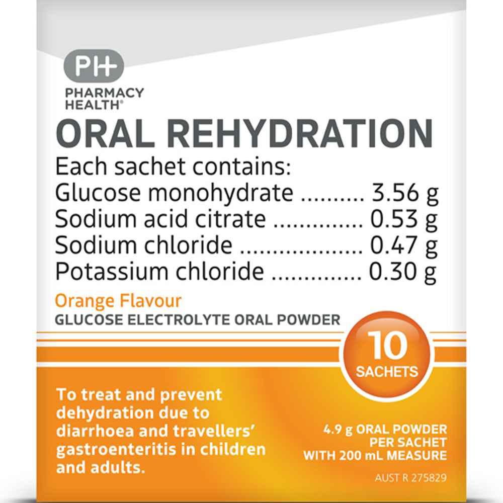 Pharmacy Health Oral Rehydration - 10 Sachet