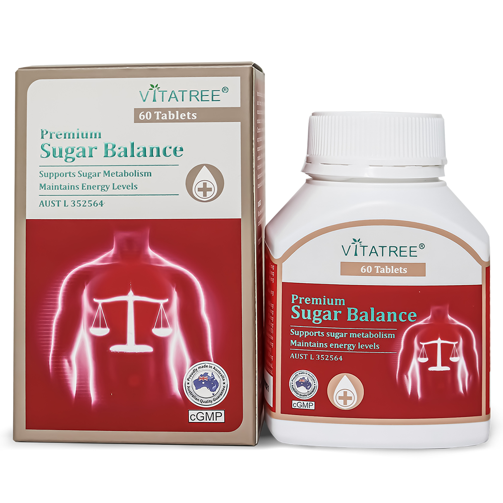 Vitatree Premium Sugar Balance - 60 Capsules