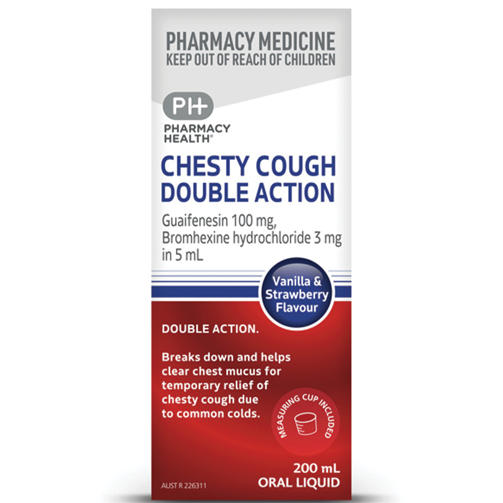 Pharmacy Health Chesty Cough Double Action - 200mL