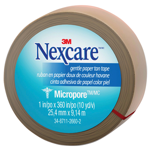 Nexcare Paper Tape 529 P1 - 25mm Tan x 12