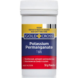 Gold Cross Potassium Permanganate - 50g